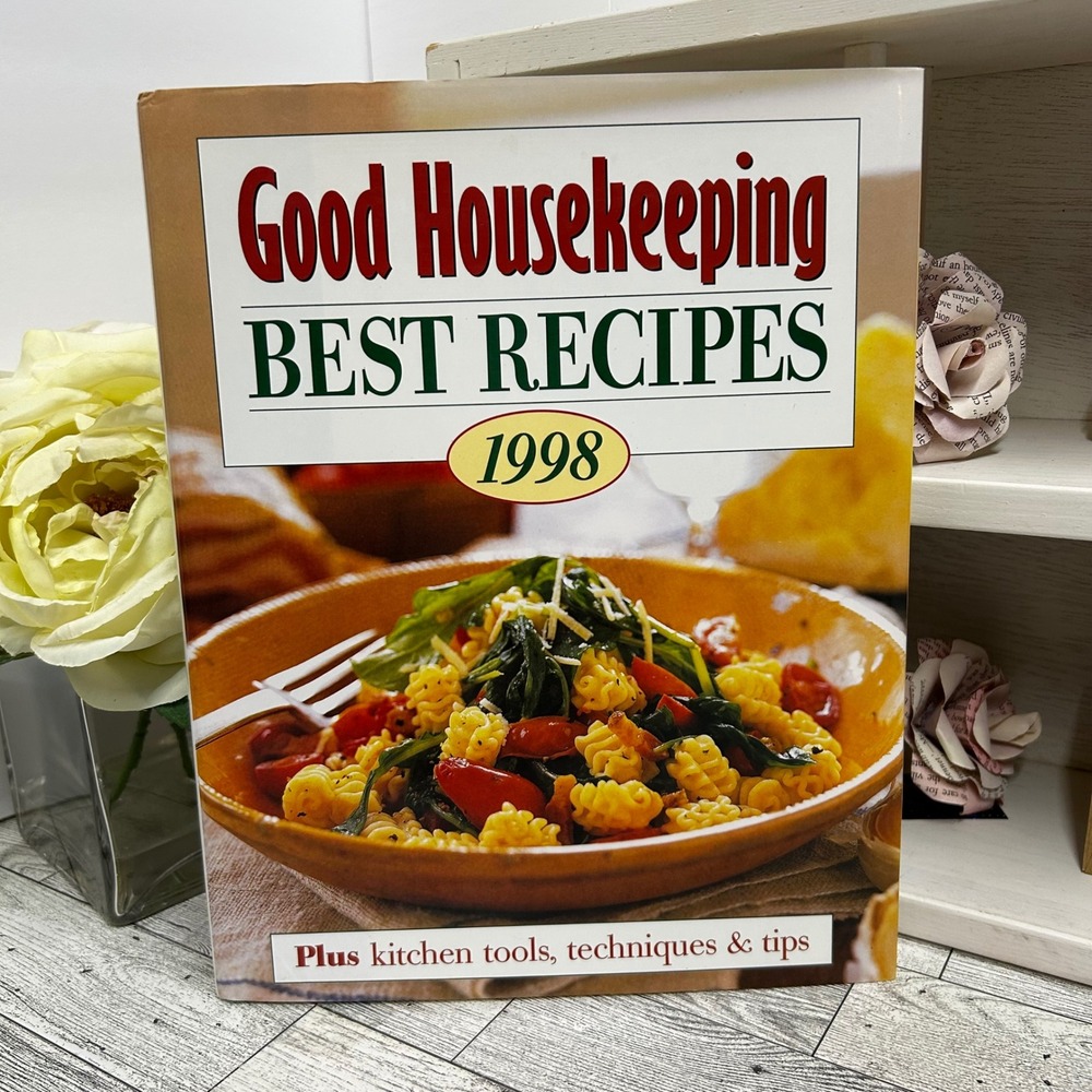 Good Housekeeping Best Recipes 1998 Hardcover Cookbook Retro 90s YUM